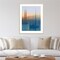 Sailboats on the Bay by Jerry Berry Wood Framed Wall Art Print 33 in. W x 41 in. H